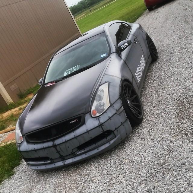 InfinitiAgora's tweet photo. STAND // OUT
#g35 #coupe #infiniti #infinitig35 #g35coupe #dippedg35 #halo #halomafia #dip #plastidip #dyc #dipyour… http://t.co/8ayr76snoE