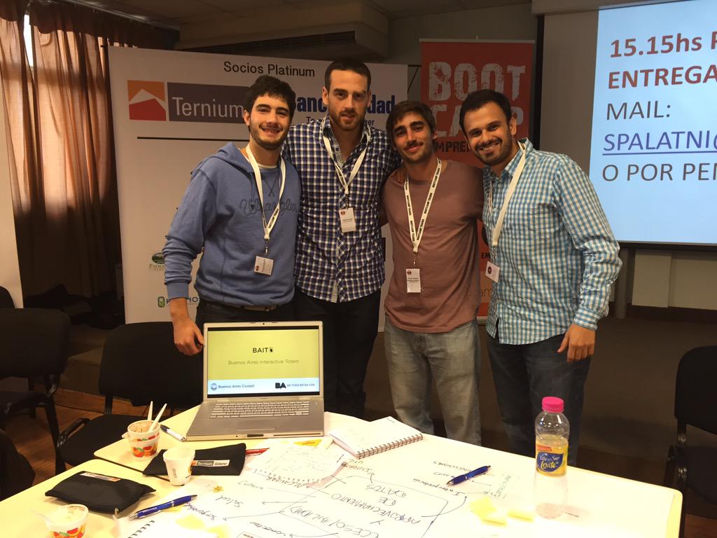 laurapaonessa's tweet photo. Muy buenos los proyectos que presentaron en @BootcampTrama de @ITBA en la categoría sector público!  #BC2015 http://t.co/OyDkSpJaEt