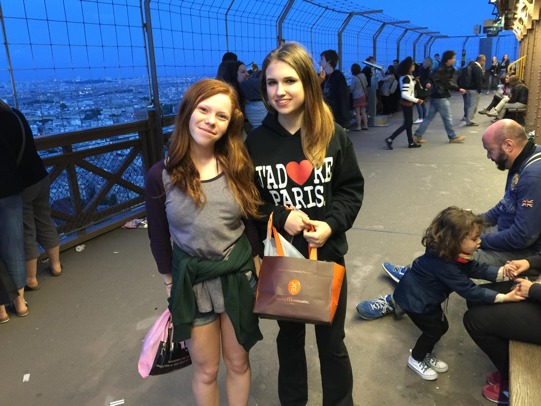 cbLRSD's tweet photo. Again from the 2nd platform of the Eiffel Tower. #cblrsd #cbstudents http://t.co/ihlOErLUEi