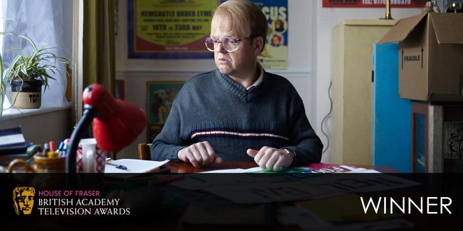 BBCOne's tweet photo. "I've always wanted to be happy, so I decided to be."
The #BAFTATV Single Drama Winner is @BBCTwo's Marvellous. http://t.co/4s9Rrf6gsO
