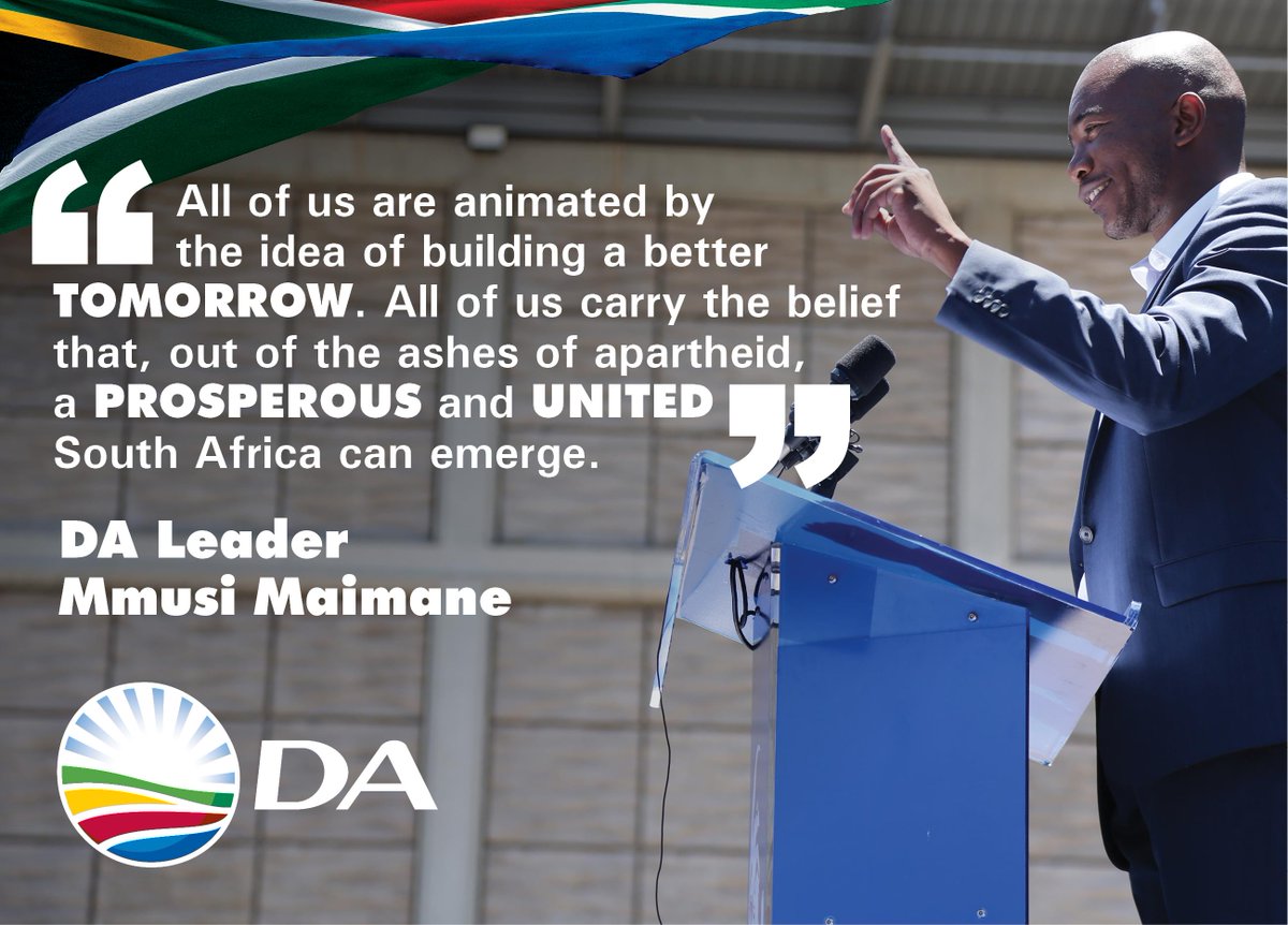 Our_DA's tweet image. #DACongress: New Federal Leader of the Democratic Alliance, @MmusiMaimane