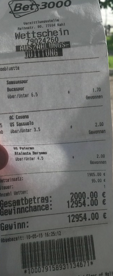 PronoWinmax's tweet photo. @DanPronos c'est pas aussi flamboyant que ce que tu voulais mais ça reste un gain ! http://t.co/UavdFh1xvy