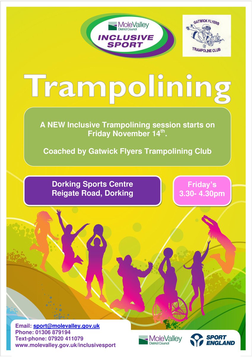 HubAddlestone's tweet image. Trampolining, see poster for more details