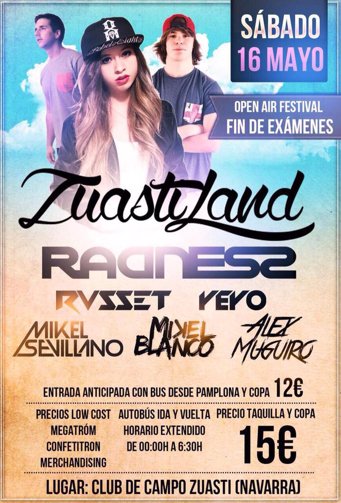 Kubo_Pamplona's tweet photo. No te pierdas el fieston @rrppzuastiland cenando antes en @Kubo_Pamplona venta de entradas anticipadas @Bea_Mares http://t.co/hslQw7eex0