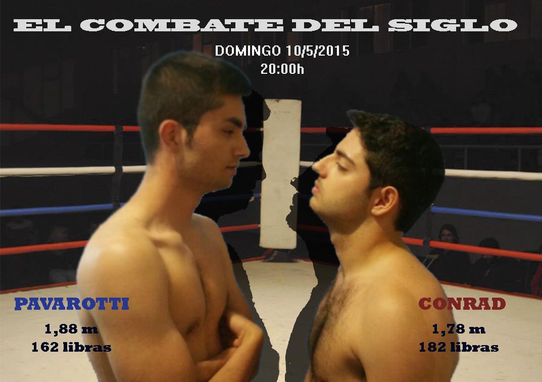 Consejo_T's tweet photo. No os perdais el combate a las 8 en la sala de Kick Boxing #ConradvsPavarotti http://t.co/yGbdyOsJqe