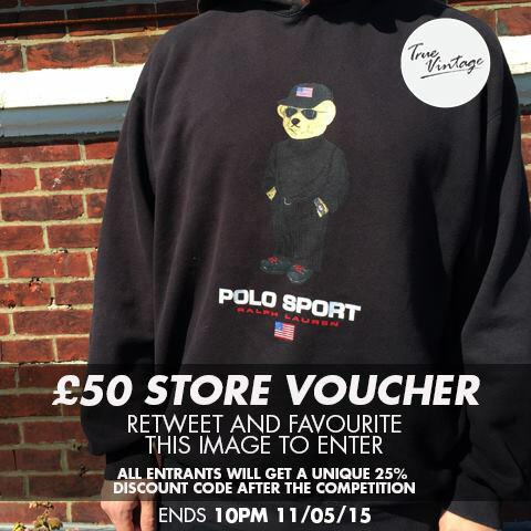 TrueVintageGB's tweet photo. Competition time. 
Win a £50 store voucher just retweet &amp; favourite this tweet to enter. Good luck 👍 http://t.co/MROmk1fd3G