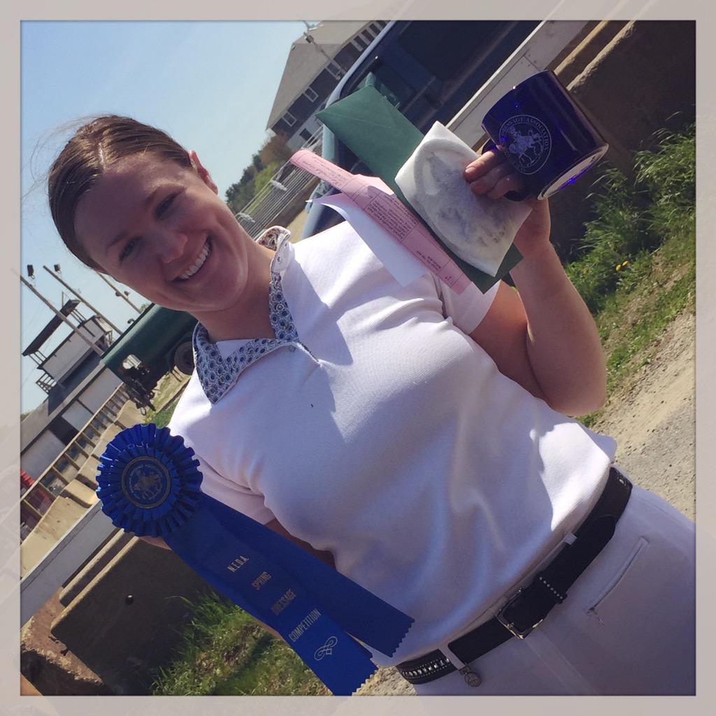 NEDAPress's tweet photo. Congrats Jen Mott High Point 1st Level Adult Amateur Winner π―π #NEDASpring #NEDADressage #Dressage #c9sporthorses http://t.co/qYDhWd5OXi