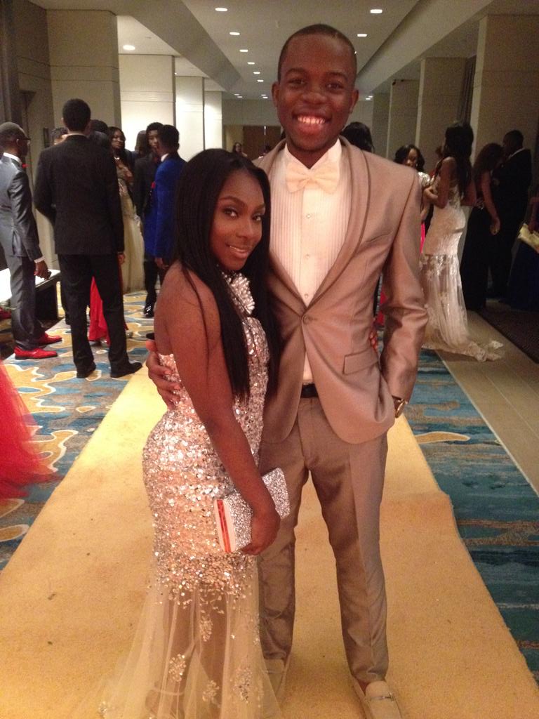 KingJase__'s tweet photo. The Lovely @_FashinFeen and I #TurnerTechProm2k15 π―π―π― http://t.co/nyxlnKNQ79