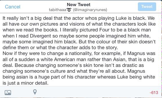 imaginaryrunes's tweet photo. My thoughts on the Luke casting☺️ @isaiahmustafa you're going to be amazing❤️ #Shadowhunters #WhoIsLuke @cassieclare http://t.co/78mTyIK3dk