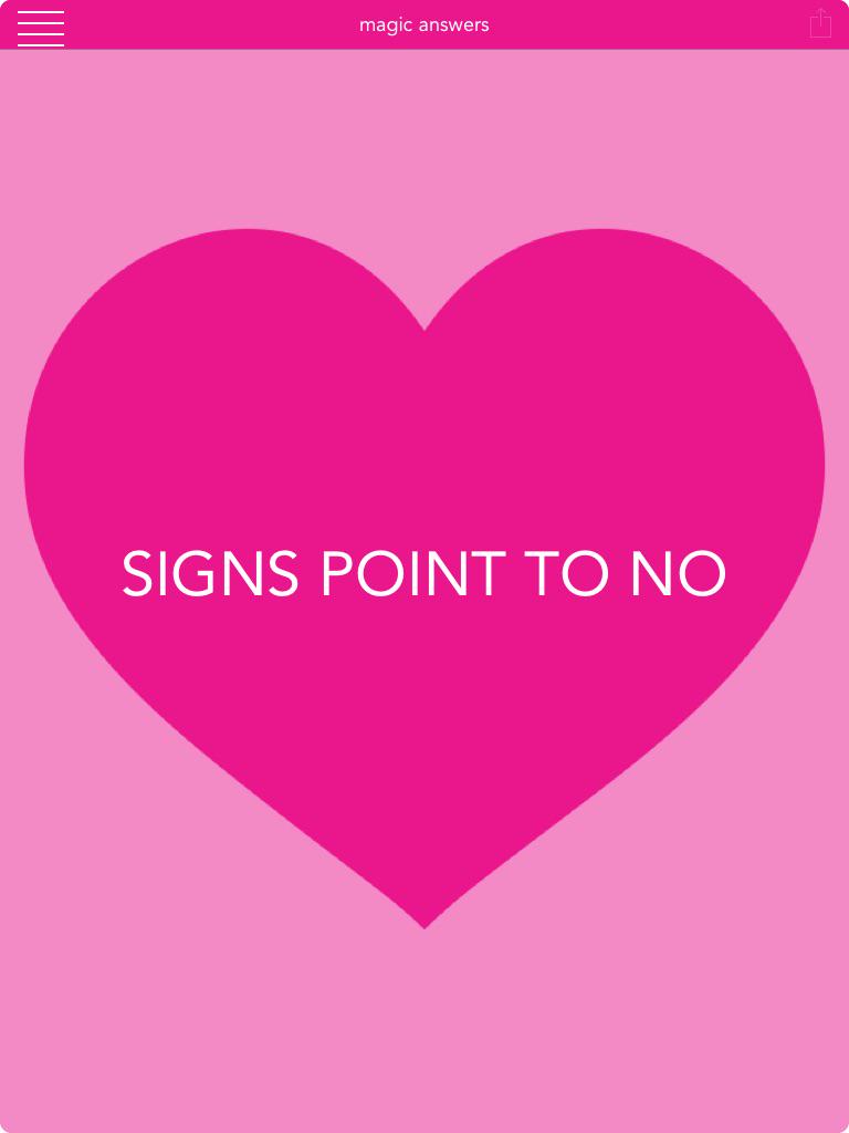 lylycutey's tweet image. #MagicAnswers says: SIGNS POINT TO NO appstore.com/magicanswers/