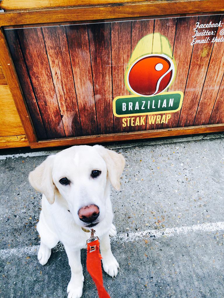 rhysjones83's tweet photo. Everyone loves Sunday steak wraps @TheToucanLondon @maltbystreet @SteffiInMunich http://t.co/DqQn4B91dJ