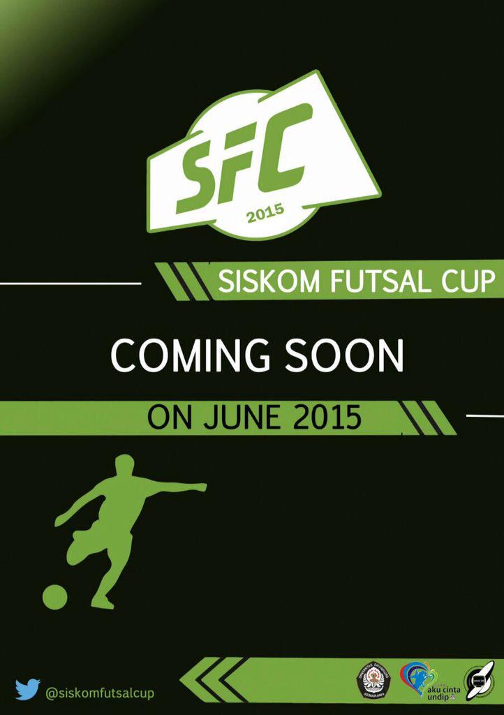 Coming Soon!
Sikom Futsal Cup 2015
Turnamen antar jurusan terbesar se-Undip khusus untuk angkatan 2014