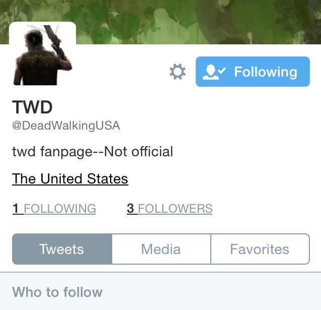 OMG, You should follow <a href="/DeadWalkingUSA/">TWD</a>! They will post news + episode names + comic stuff go the U.S.!