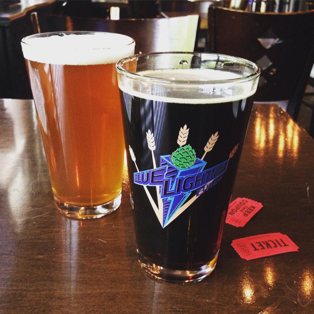 Enjoying some brews at Blue Lightning <a href="/bluelightningbw/">Blue Lightning Brew</a> . Drawings for prizes all week too! #SBW7 #craftbeer