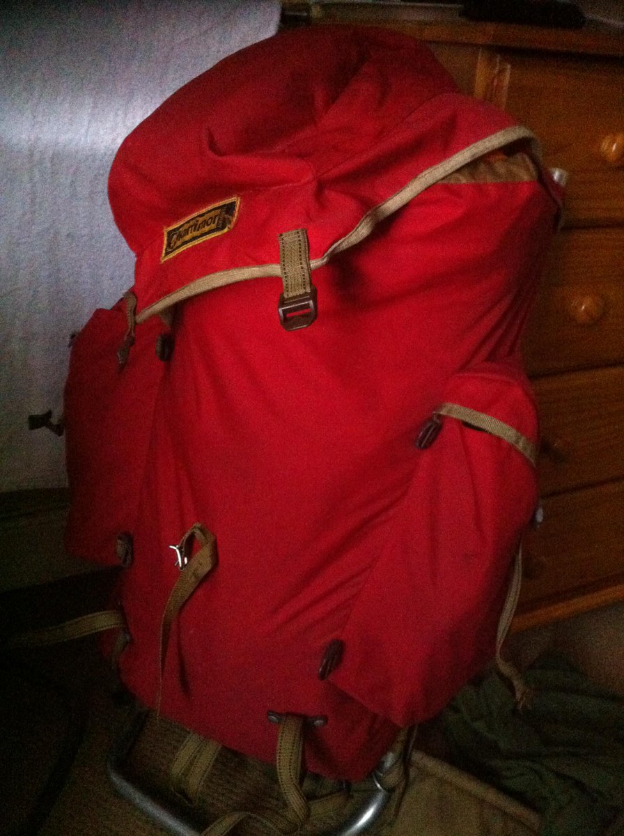 <a href="/StephenCM98/">Fr Stephen Miller SSC</a> <a href="/YHA_Lakes/">YHA Lake District</a> <a href="/lakedistrictnpa/">Lake District</a> <a href="/YHAButtermere/">YHA Buttermere</a> <a href="/Karrimor/">Karrimor</a> Vintage rucksack still going strong. Lk 8:57