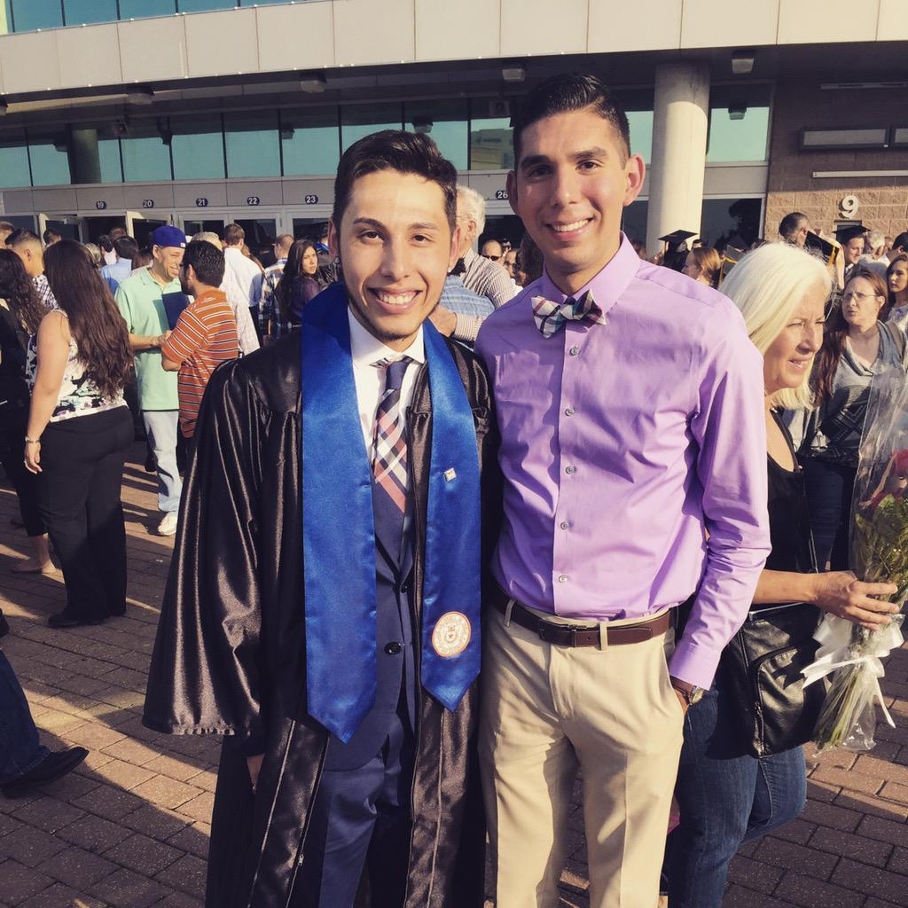 chrisandm's tweet photo. Brother is a college graduate! #UTSAGrad2015 http://t.co/jtU3pctqCa