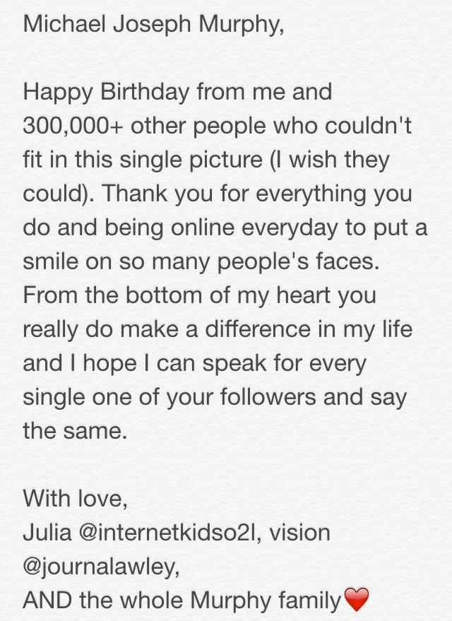 VIRTUALlZED's tweet image. To the amazing Mikey Murphy 
It's either not ur bday yet, is, or not anymore when youre seeing this❤️ @ItsMikeyMurphy