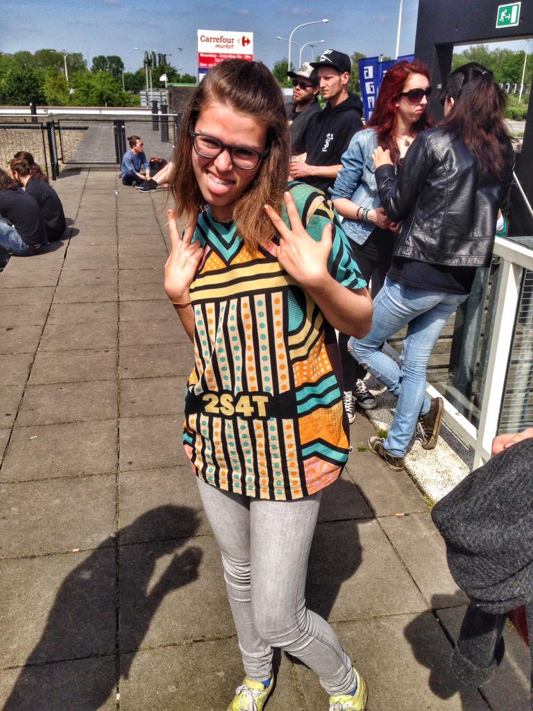 FelixPallas's tweet photo. She wore it with pride! Thanks @WonneDD for being with us today! #RBBJ http://t.co/xiVOUQm3MD