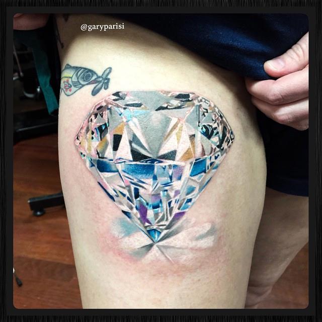 Diamond Temporary Tattoo - Tattoos For Fun