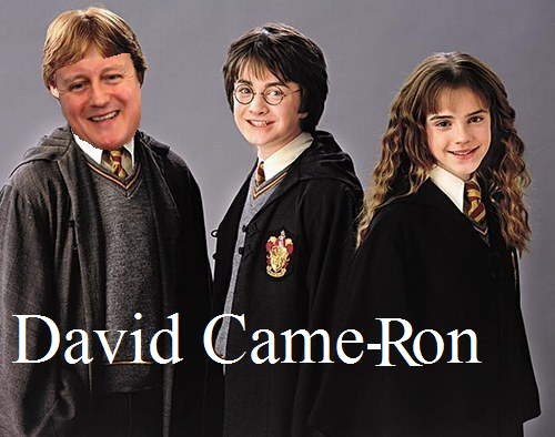 Davidcanrun's tweet image. David Came-Ron @WintersSA  #DavidCameron #Conservative #HarryPotter