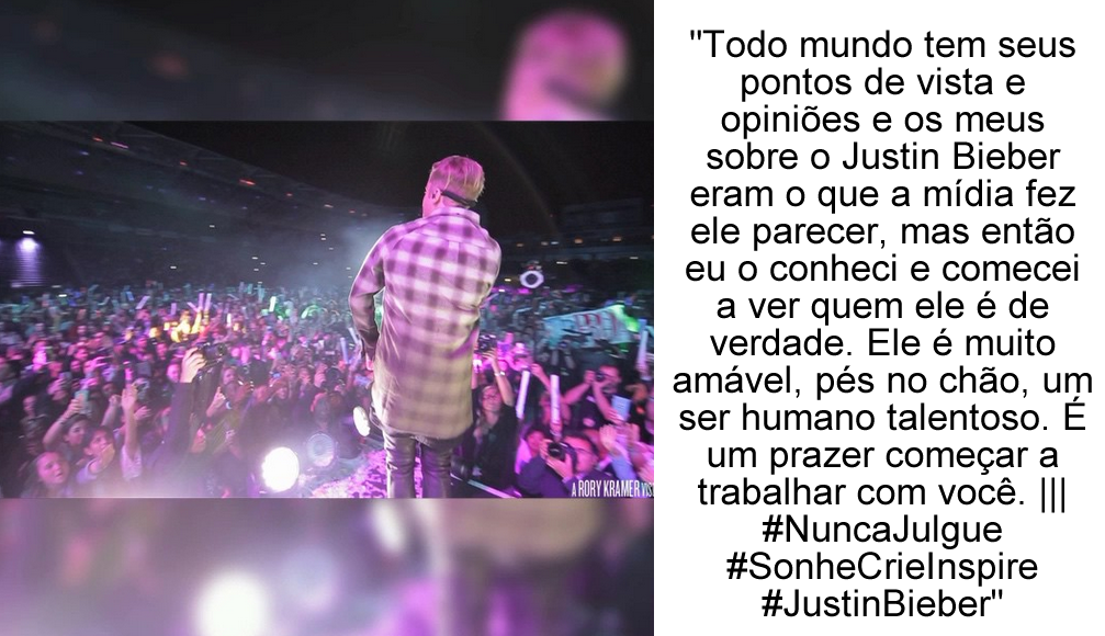 biebersmaniabr's tweet photo. Belas palavras do Rory Kramer, que mudou sua opinião depois de conhecer o Justin real https://t.co/CgcqYj3k83 👏👏 http://t.co/O1svPWSSOi
