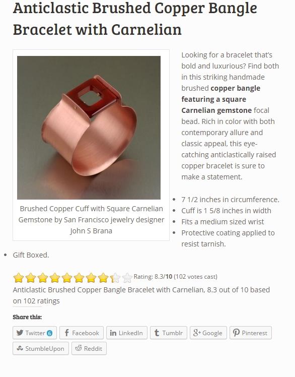 copperjewelry4u's tweet photo. ➾ #Anticlastic Brushed Copper Bangle with #Carnelian #CopperJewelry #CopperBangles http://t.co/SPXy6BuoeV http://t.co/XaqWWX8i68