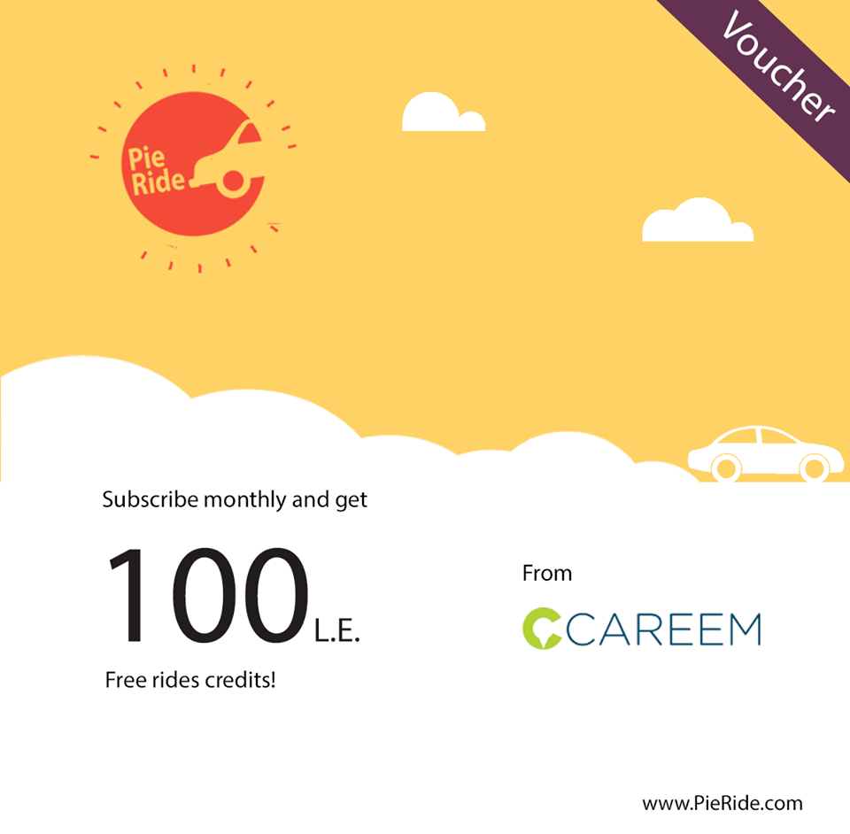 thePieRide's tweet photo. Drive no more! Besides daily commutes, we offer you 100EGP @CareemCAI credits to be used on-demand all over in Cairo! http://t.co/WYeiy3Lukx