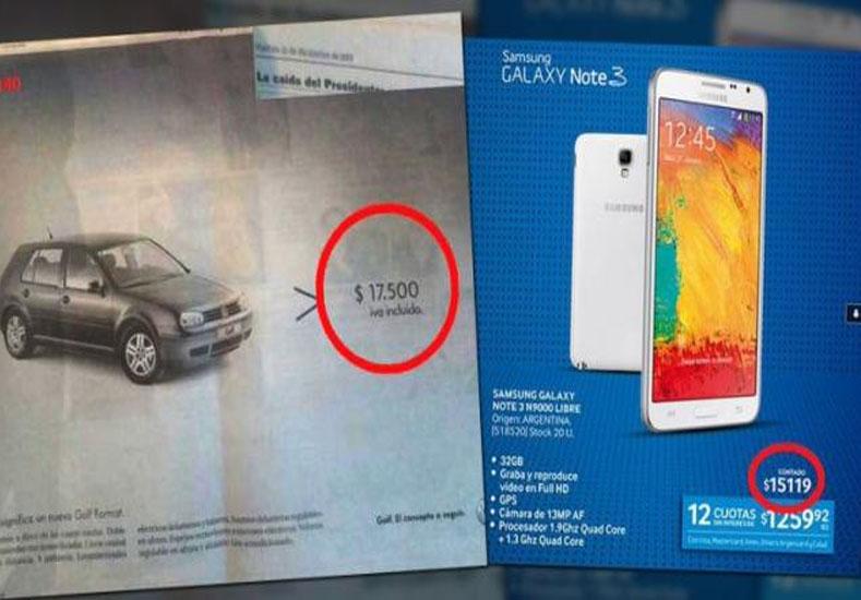unosantafe's tweet photo. Mientras que en 2001 comprabas un auto, hoy sólo podes adquirir un celular ► http://t.co/A1cXpWHO9P http://t.co/aERIBs9gPy