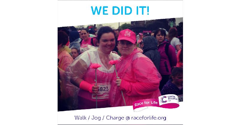 ipodpink's tweet photo. I'm taking part in Cancer Research UK's Race for Life. Please sponsor me http://t.co/fBXu4X3mWo http://t.co/BQfnT4rSWf