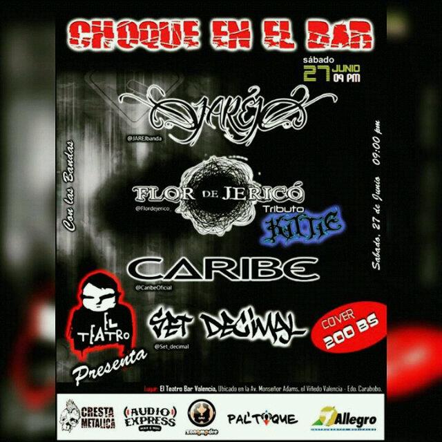 raizdtodo's tweet photo. #ChoqueEnElBar @crestametalica @pal_toque @elteatrobar_vln @zonamadre @rockparaguana @jardindelrock @radical_sa http://t.co/MEawMmlBLH