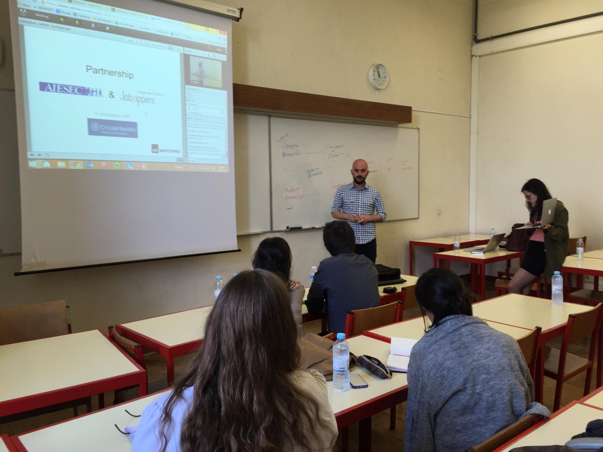 Tackling Youth #Unemployment in Portugal together with <a href="/aiesecportugal/">AIESEC in Portugal</a>. Thanks to AI, MC and all LCs. <a href="/AIESEC/">AIESEC</a> #Jobs