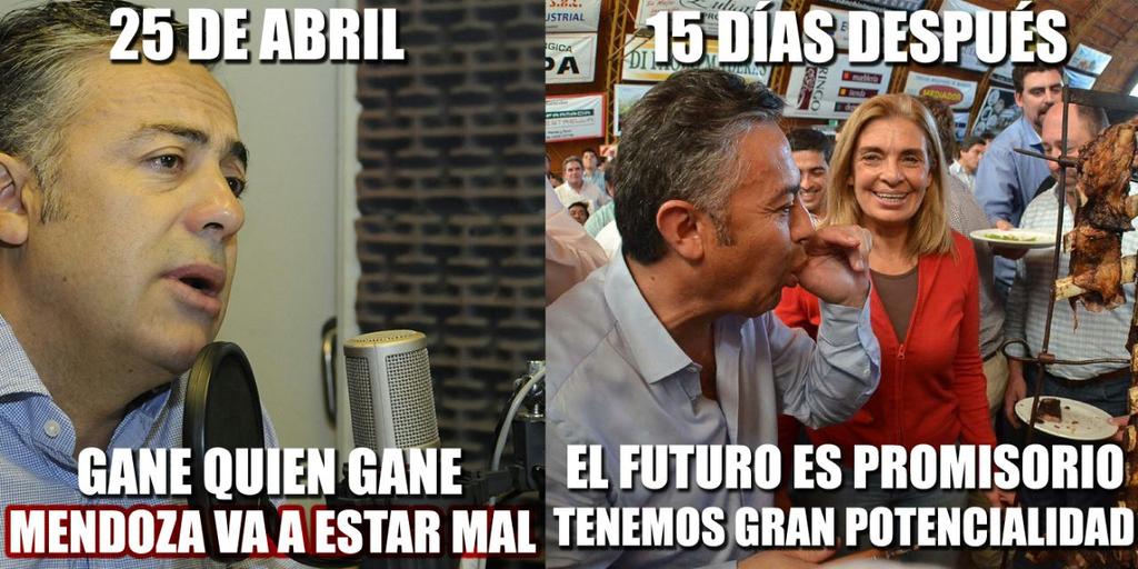 MPGUNCuyo's tweet image. Ahora #CornejoIncoherente cambia discurso x recomendación de su agencia publicitaria. Todo por poder, poder #Ajustar