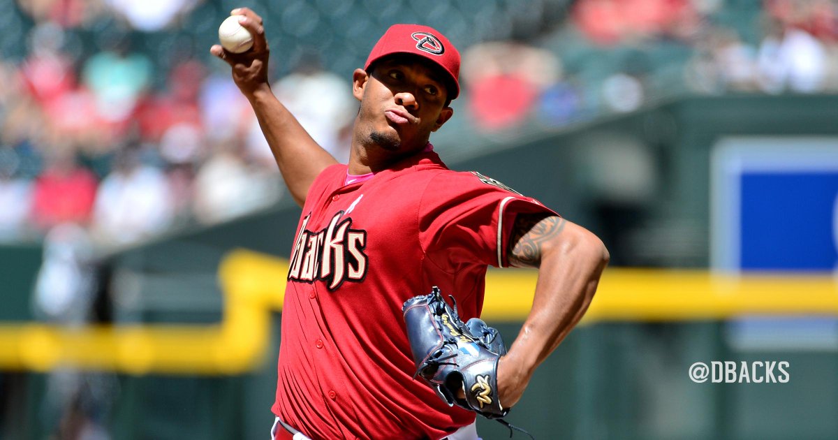 Dbacks's tweet photo. Congrats to J.C. Ramírez on his first career @MLB win! http://t.co/jkITU1r403