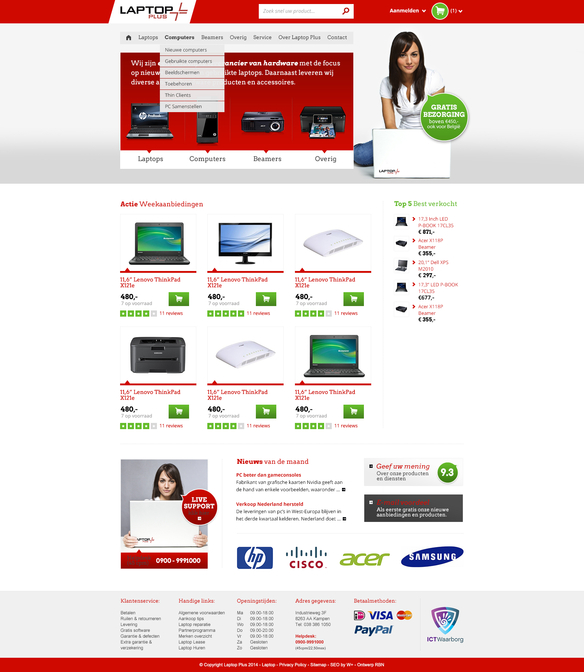 Nieuwe responsive webshop voor <a href="/laptopplus/">Laptop Plus</a> Beter &amp; sneller