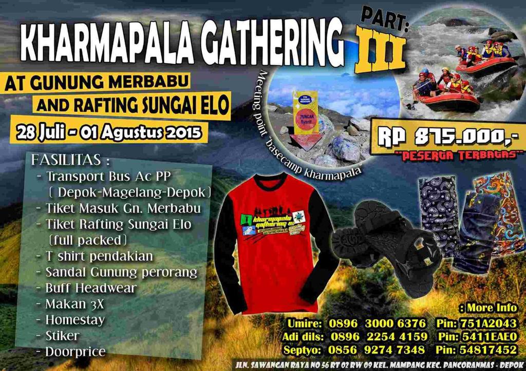 Helooo, selamat pagi brother, yuk ikutan Kharmapala Gathering 3 :D