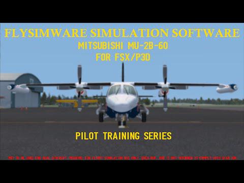 simflight's tweet image. simFlight France: #FLYSIMWARE – Mitsubish MU-2B-60 - #Addons #FSX #P3D #Simmarket #MITSUBISHMU2B60 #Turboprop