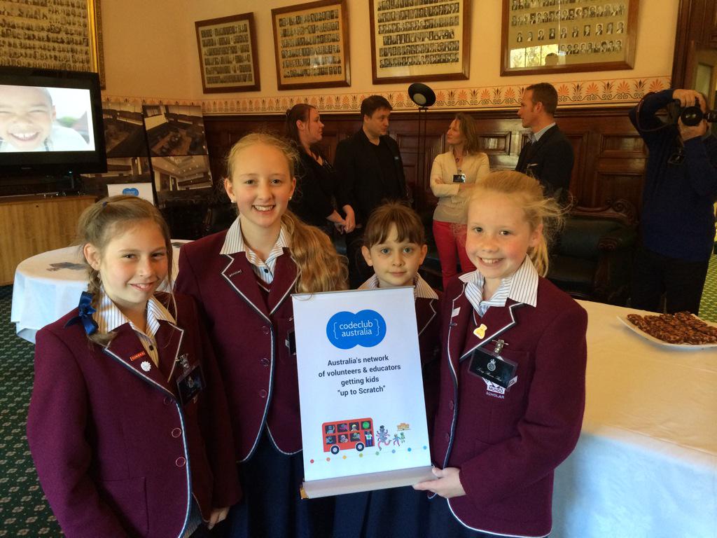 JaxCoates's tweet image. @CodeClubAus awesome coding girls at Parliament House in Tasmania today @Telstra #programorbeprogrammed