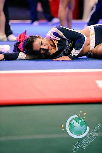 stephymariiee's tweet image. That moment when you finish the routine!!! #Worlds2015 #CheerIn5Words #cheerleading