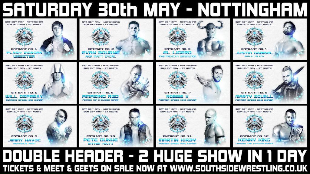 Turnbuckle_UK's tweet photo. @SouthsideWE Speedking looking sweet. Got my tickets have you got yours #SupportBritWres http://t.co/TKghodNezO