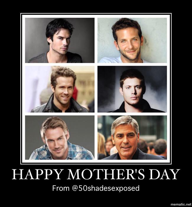 50ShadesExposed's tweet photo. The @50ShadesExposed Men would like to wish our lovely mothers/wives a Happy Mother's Day! We love you all. http://t.co/oV7zad8lWD