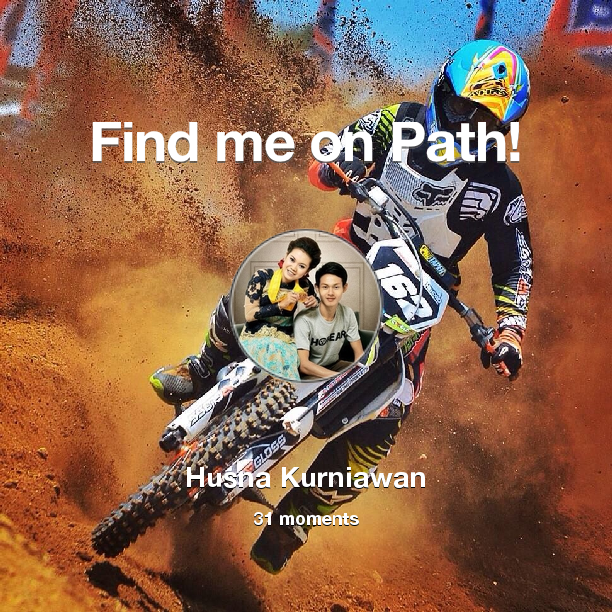 HusnaKur's tweet photo. I've shared 31 memories with my friends on #Path - see them now at http://t.co/PiuOZ3dMLp! #thepersonalnetwork http://t.co/2GZOcEUnfB
