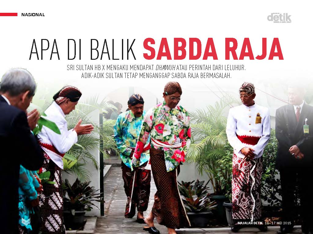 detikcom's tweet photo. Penghilangan gelar "khalifatullah" tak dijelaskan Sultan secara rinci http://t.co/0xeBSC2B8c | @majalah_detik http://t.co/MjdJgjDF4G