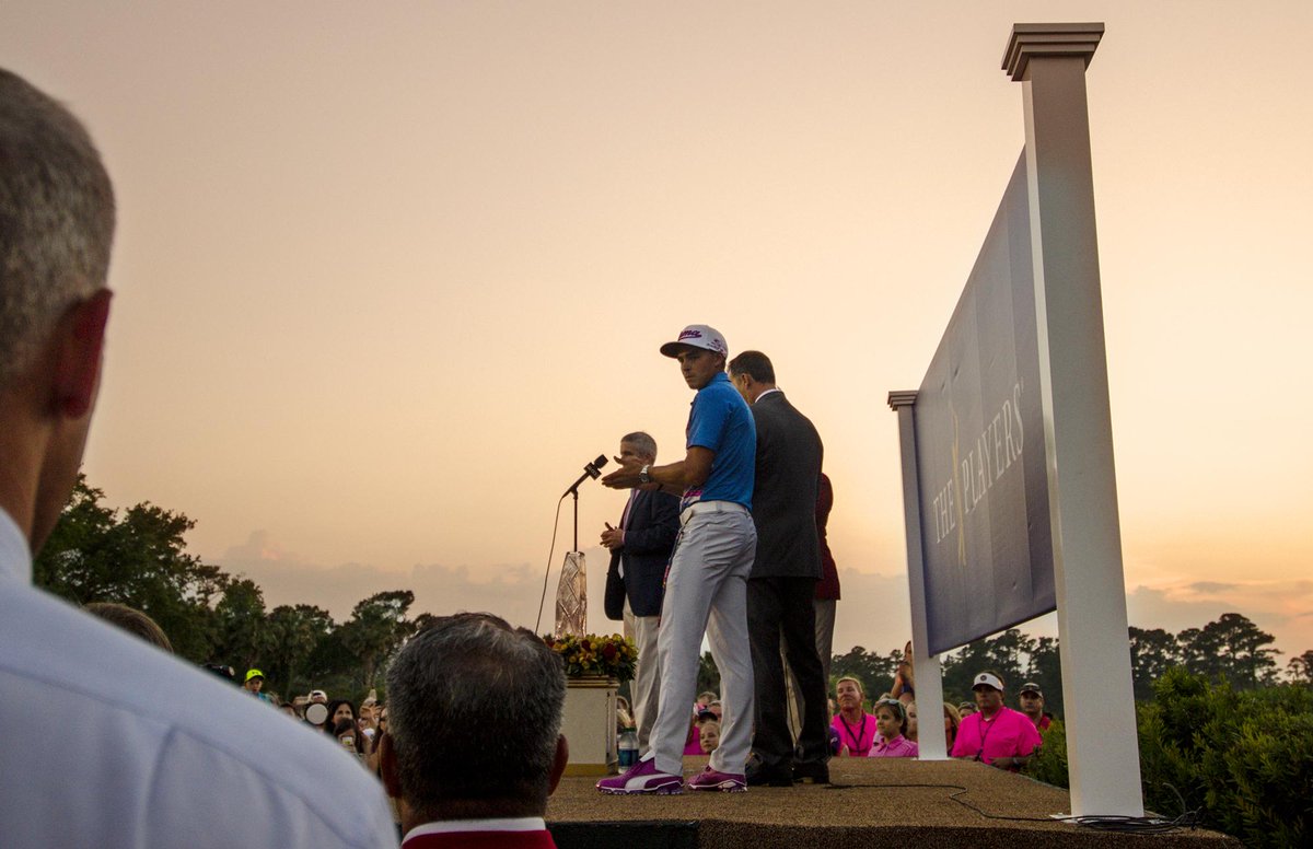 PGATour's tweet photo. The last man standing. #THEPLAYERS http://t.co/b3QwDXkNnJ