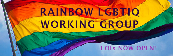 Our #Rainbow Working Group is now open for EOIs! Learn more at our website tinyurl.com/pdt8jyf #LGBTIQ #localgov