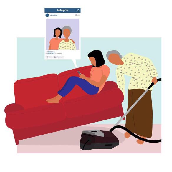 How most people celebrate Mother's Day