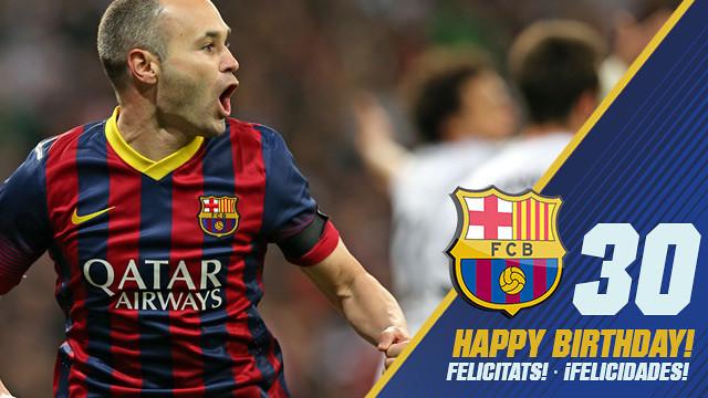 Happy Birthday Andrés Iniesta 