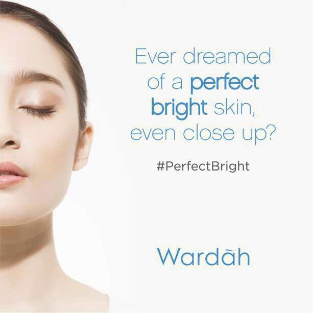 wardahbeauty's tweet photo. Ladies, let's reach your dream of a perfect skin by being #PerfectBright http://t.co/c4HUvnltCT