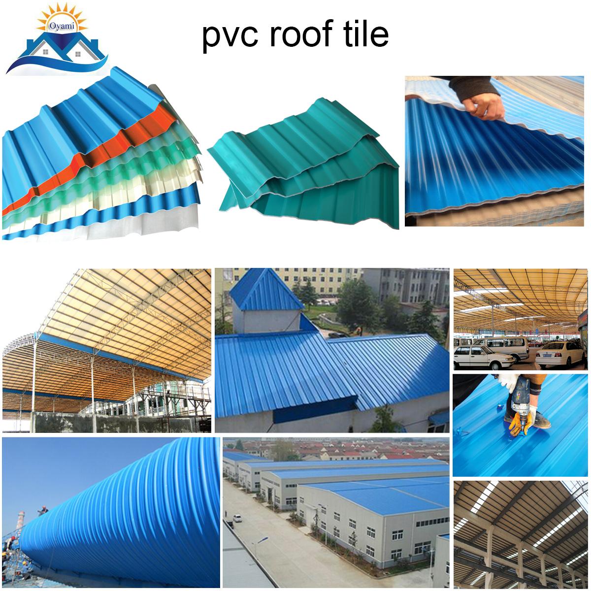 pvc roof tile,a new plastic building materials,have a big demand in these years.Who own the factory or the wearhouse
