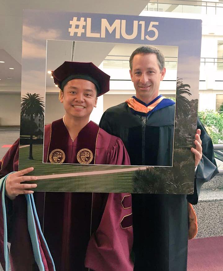 drjosedevera's tweet photo. The journey has just begun! Thanks @pmolebash @LMUDoctoral @LMUsoe #LMU15 http://t.co/u8CHhITDSk