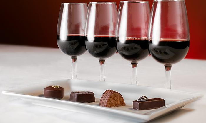 ChocolateTravl's tweet photo. Another #chocolate #bff - great red wine! http://t.co/2DOfFwYVRA